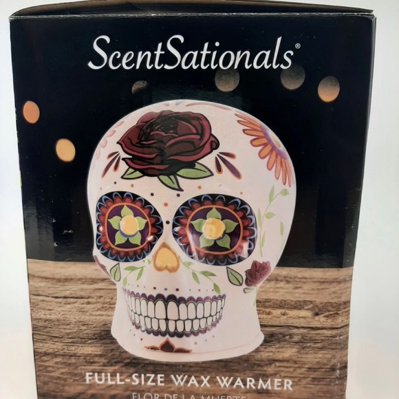 Scentsationals Day of The Dead Full-Size Warmer, Flor De Muerto - Picture 3 of 9